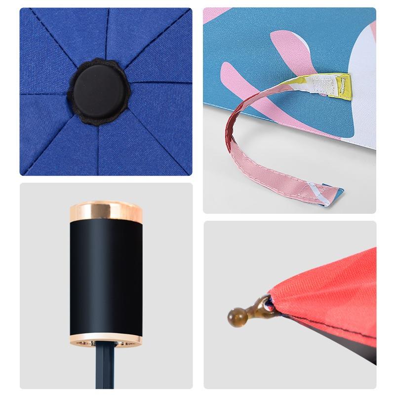 Abstract childlike illustration creative small fresh sunscreen children's umbrella brush
