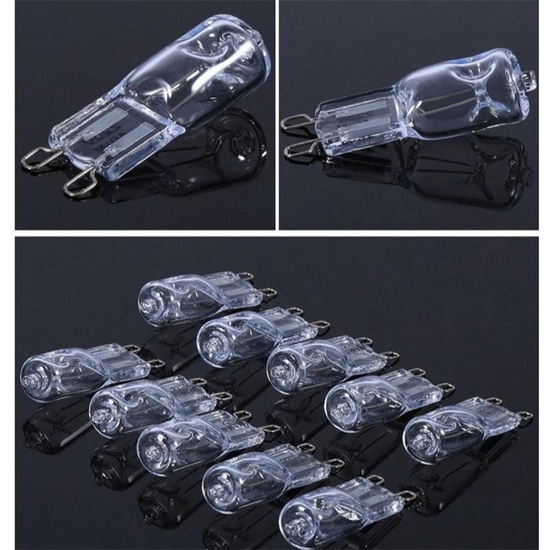 5/10PCS G9  230V Eco Halogen Light Bulbs Capsule LED Lamp Bulbs Inserted Beads Crystal Lamp Halogen Bulb 18W 20W 25W 33W 40W 60W