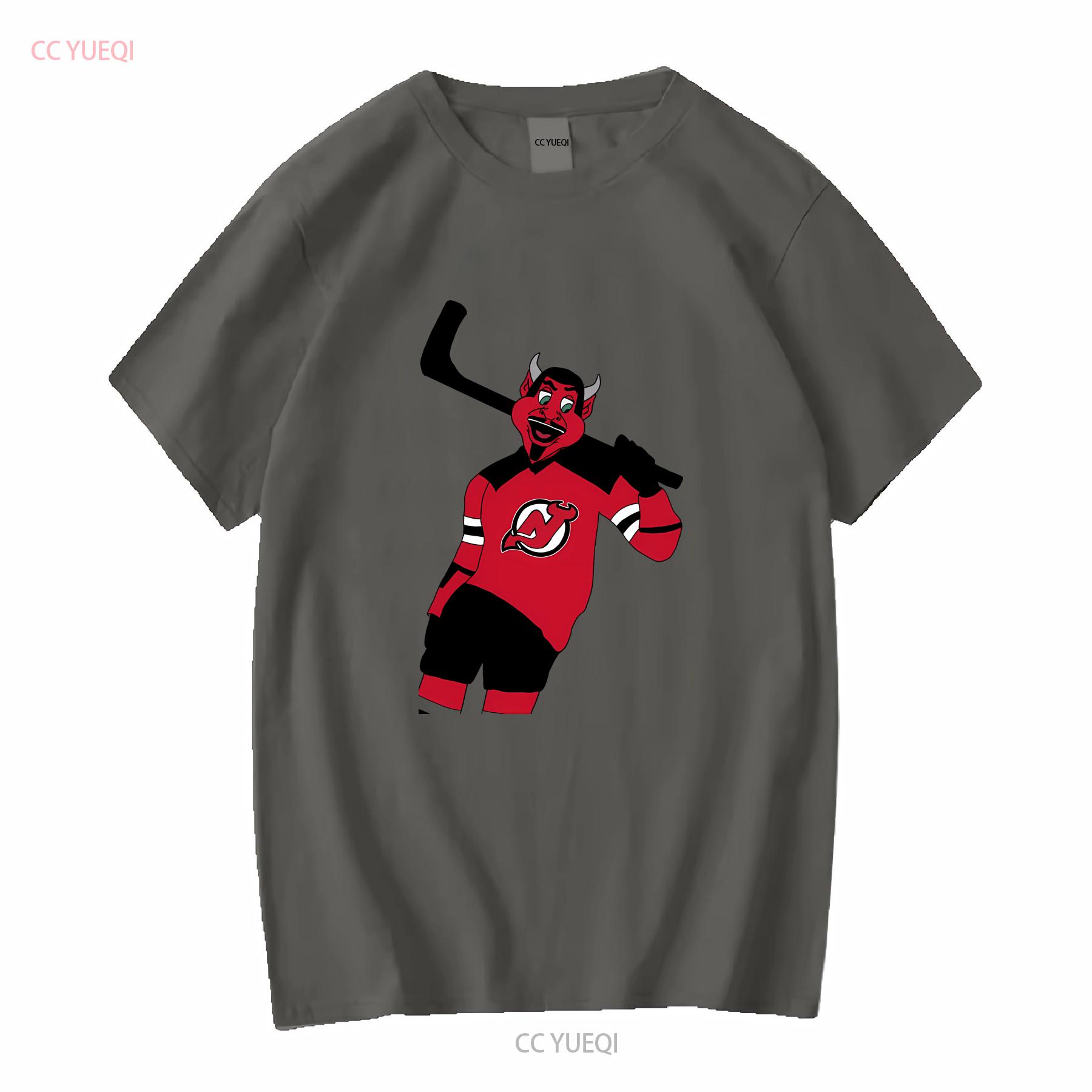

New Jersey Devil Player T Shirt Trendy Classic Size S 5Xl vintage Washed Breathable Unisex Versatile Stretched Casual Soft 4XL
