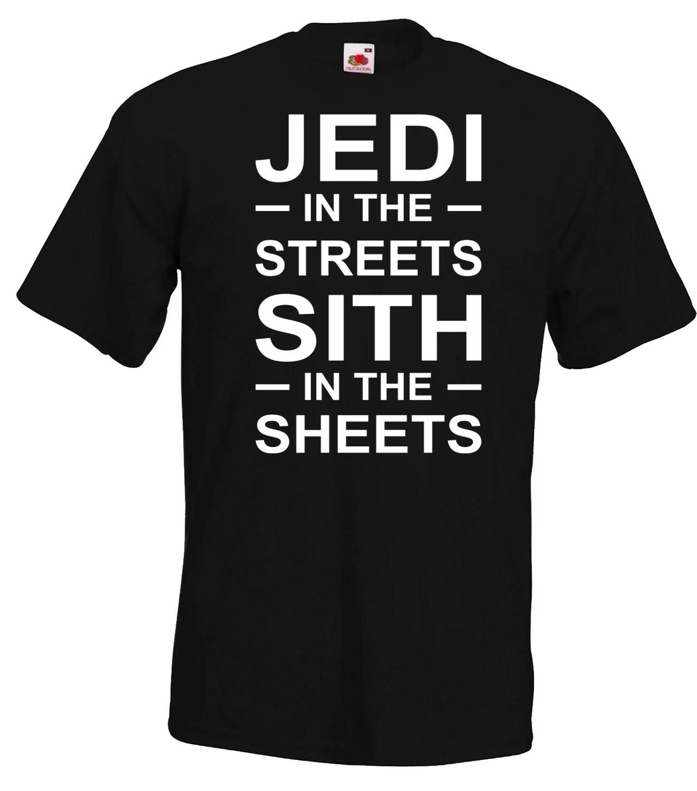Youth Designz Jedi in the Streets Men s Printed T-Shirt Funny Saying Movie 4XL