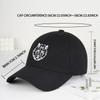 Wolf-Head Printed Soft-Top Baseball Cap Soft, Comfortable, Lightweight, Breathable, Adjustable Cool, Wild, Minimalist, Fashionab