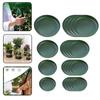 20PCS Waterproof Round Saucer Trays for Flower Pots Plastic Bases Suitable for Home Decor and Gardening Projects