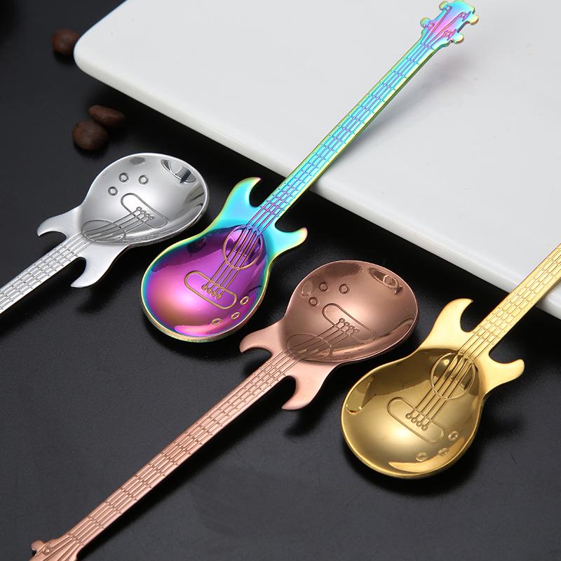 304 Stainless Steel Guitar Bass Tea/Coffee Stirring Spoon