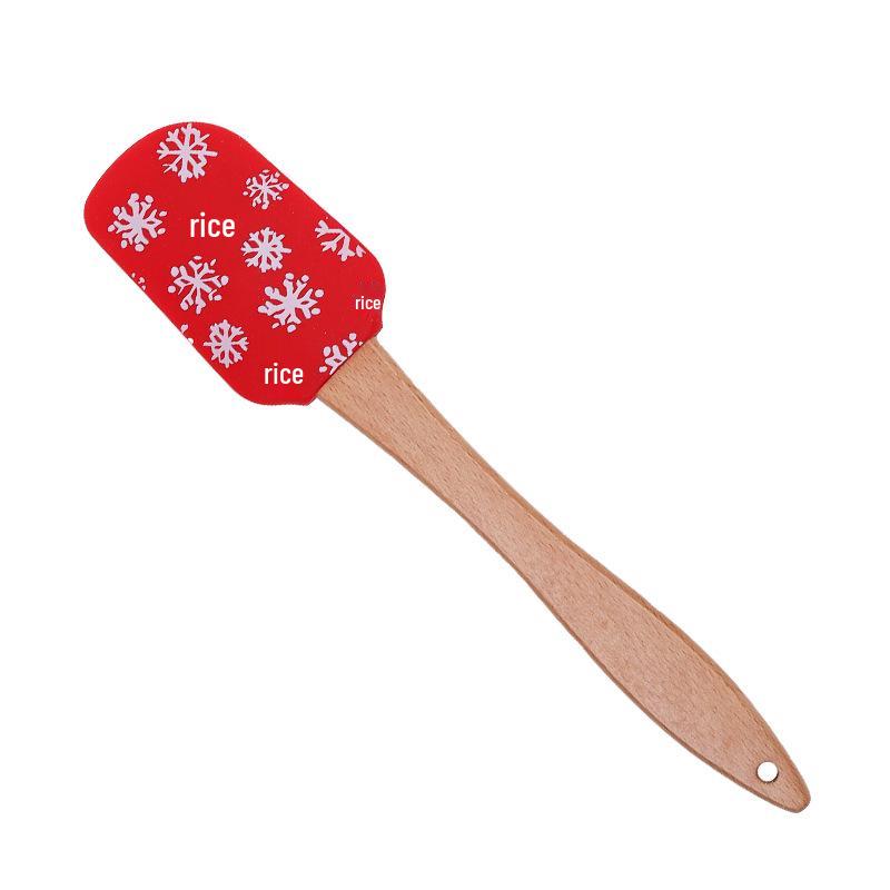 

Snowman Series Medium Silicone Spatula for Baking & Cake Mixing