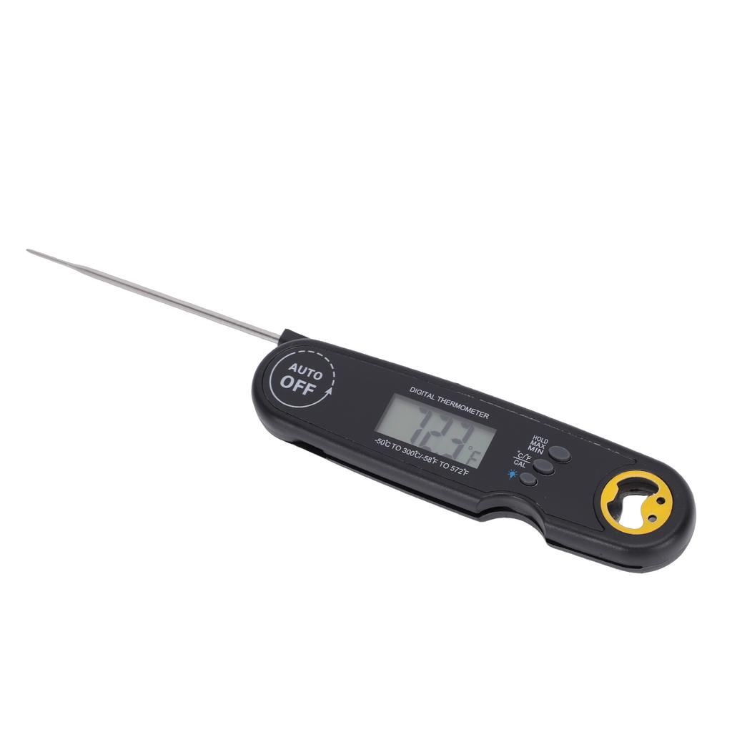 Food Thermometer IPX7 Water Proof Accurate Quick Read Meat Thermometer with Foldable Probe for Kitchen Cooking