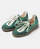 Wetheroad Wtrd3128 Ader Cow Leather Washed German Army Sneakers Khaki Olive