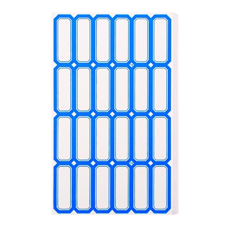 50 Sheets Writeable Labels Sticker Small Blank Sticker for Envelopes File Folders Jars Boxes School Office Kitchen