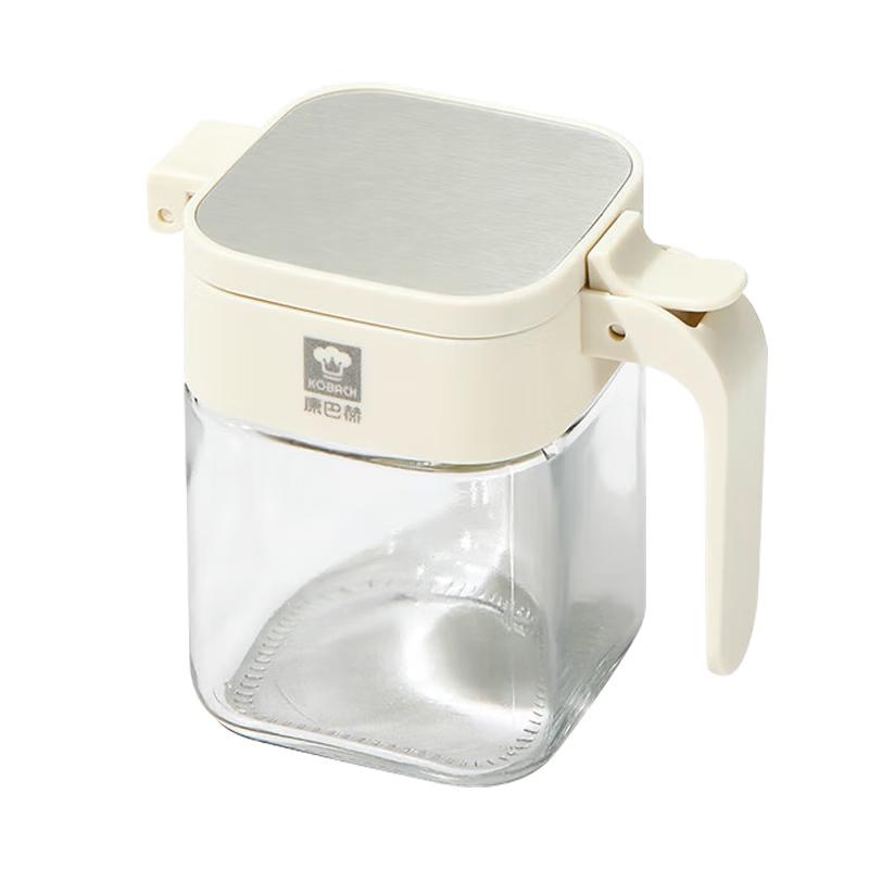 Kangbax Double-Seal Glass Spice Jars (2-Pack)