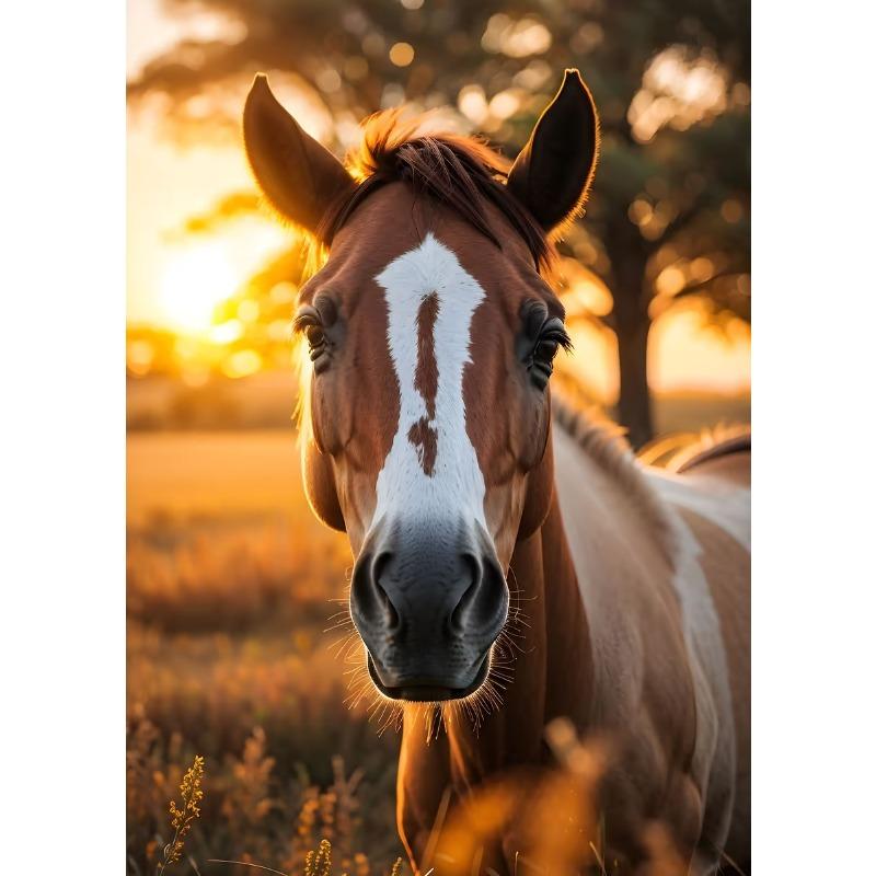 Handsome Horse Wild Animal Poster Horses Portrait Photography Canvas Painting Modern Wall Art for Living Room Home Decor Mural