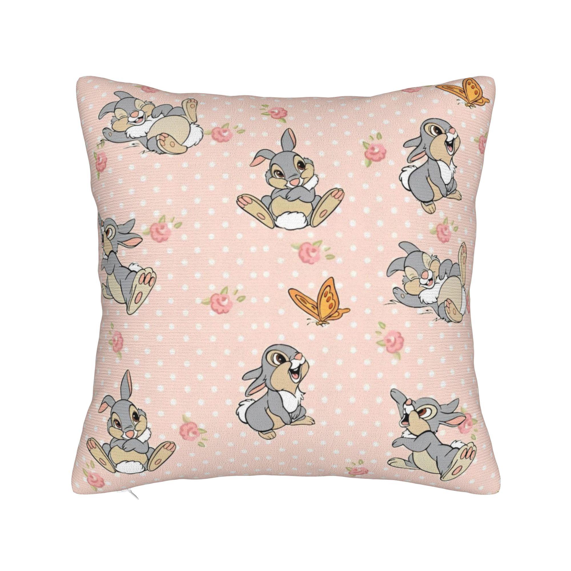 

Bambi and Friends Throw Pillow Cover Polyester Cushions for Sofa , Custom Pillowcase 30cmx30cm