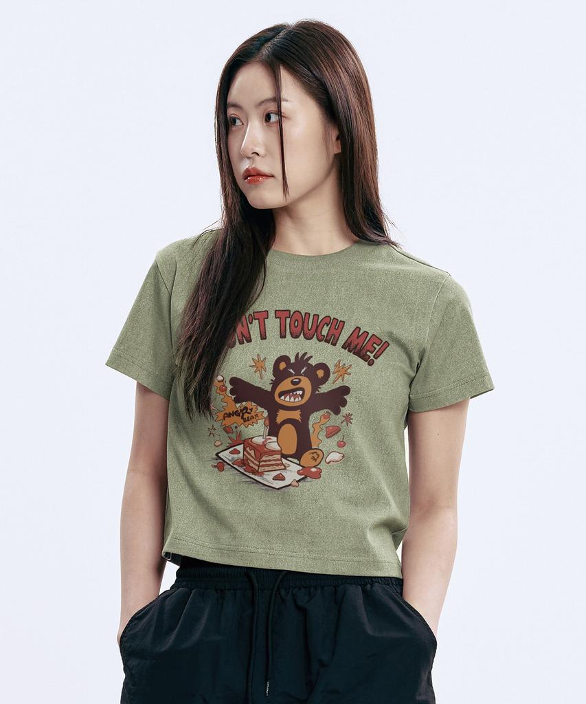 WILDROCK Hollysheesh Graphic Pigment Crop Short Sleeve T-Shirt_4 Style (A Type)