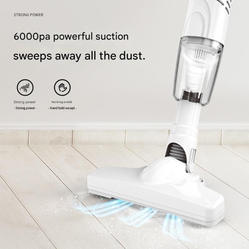 Portable Duals Use Vacuum Cleaners for Car and Home Strong Suction Cordless Design Multiple Brush Heads Vacuum Sweeper