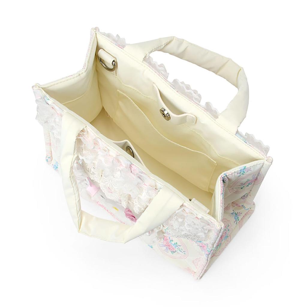 Sanrio Handbag Hello Ages 3 and 174891 2-Way (White Frill) Kitty, Up,