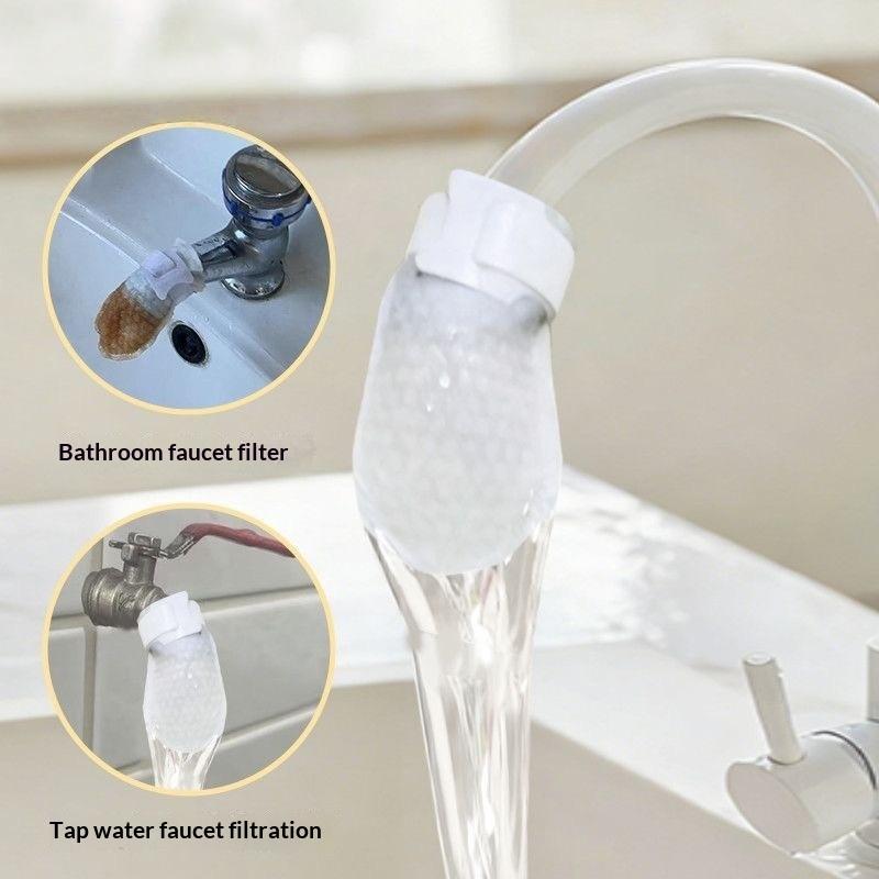 Reliable 40Pcs Faucet Filter Cotton Bags for Maintaining Fresh Water in Your Kitchen
