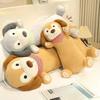 50~100CM Süßes Hunde-Stofftier Langes Kissen Stofftiere Welpe Wurf-Schlafkissen Kissen Kindergeburtstagsgeschenk Süßes Geschenk