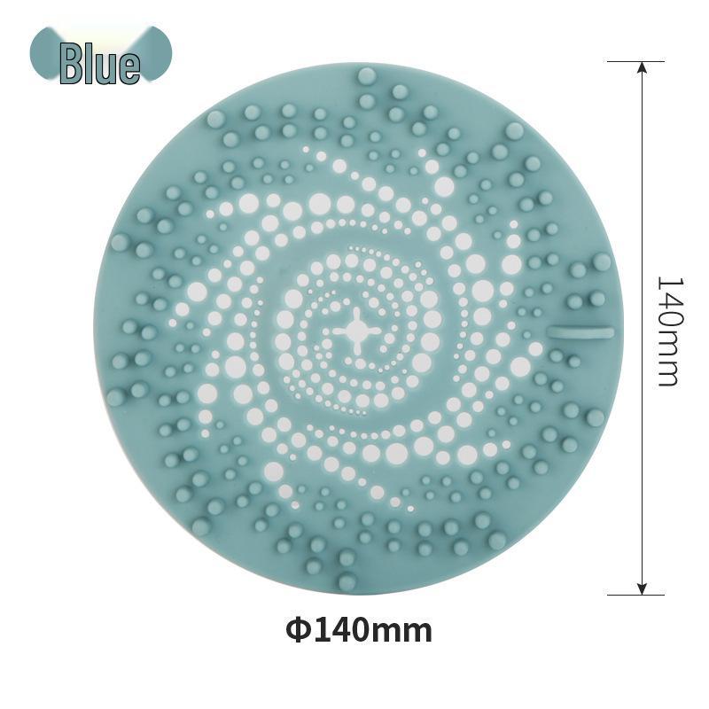 Anti-Clog Plastic Hair Filter for Bathroom Drain - Odor-Sealing Cover Plug
