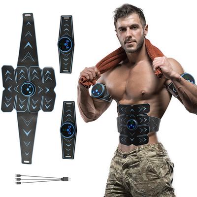 EMS Wireless Muscle Stimulator Trainer Belt Abs Toner Body Slim Workout Electric Weight Loss Stickers Fat Burn Home Gym Fitnes