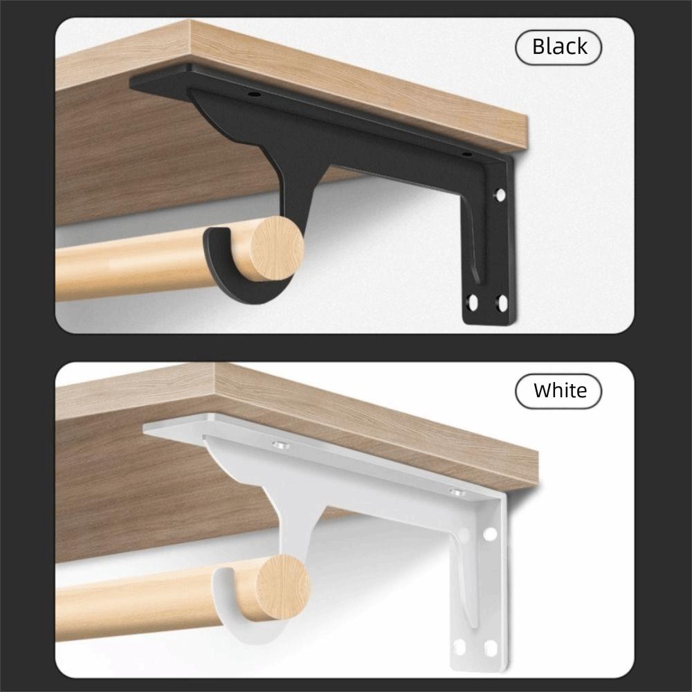 Heavy Duty Triangular Bracket Rustproof Thickened Layer Board Support Sturdy Triangle Metal Bracket Shelf Brackets Patio