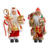 Christmas Santa Figurine Adornment Xmas Gifts Santa Doll Ornament Christmas Decoration for Living Room Holiday Shop Window