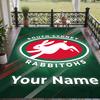 Custom Text Printed Rug South Sydney Rabbitohs Non Slip Floor Carpet For Home Room Decor