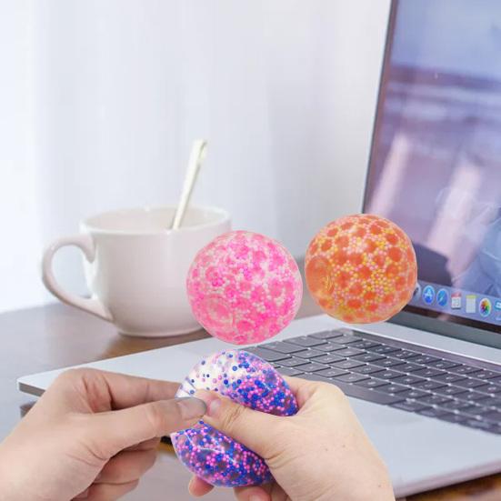 Squishy Squeezing Balls Vent Emotions Stress Relief Fidget Toy Grape Ball Decompression Toys for Adults Children