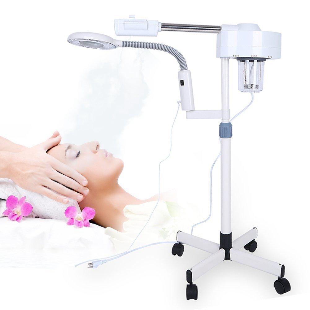 

Saluaqui 2-in-1 Facial , LED Floor Lamp with 5x Magnification for Clnsing, Multifunction Spa Humidifi , Care at Home or Salon, EU