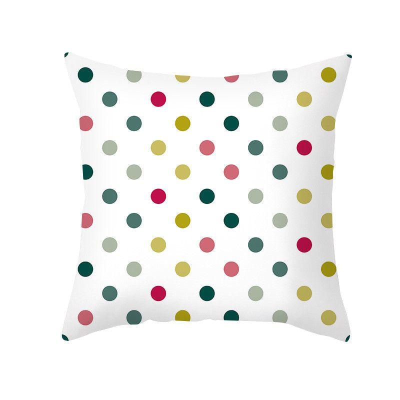 Luxuriously Soft 18 Inch Merry Christmas Cushion Cover With Santa Claus And Holiday Colors