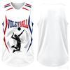 Outdoor Volleyball Sports Male Vest Fashion Quick Dry Training Tank Top Casual O-neck Sleeveless Shirts Man Summer Fitness Tees