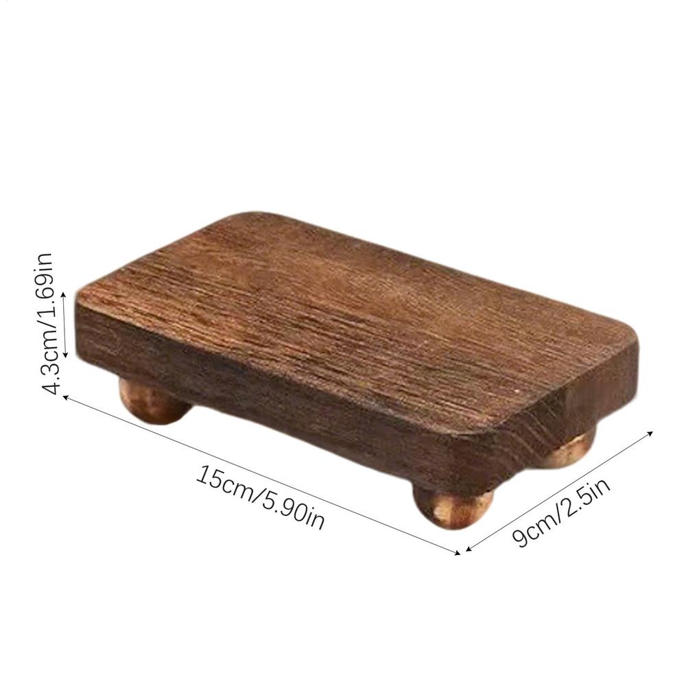 Wooden Display Stand Square Wood Modern and Stylish Wood Stand For Home Decoration Organizer Rack for Aromatherapy Candle