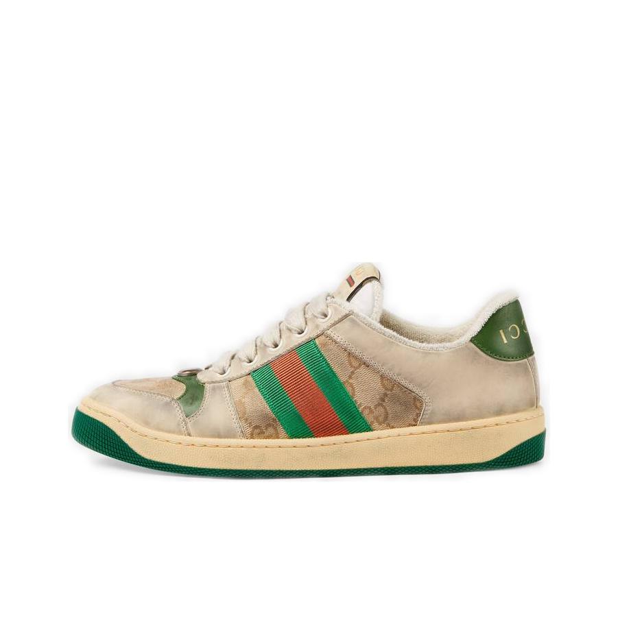

GUCCI Screener Distressed Green Orange Women s