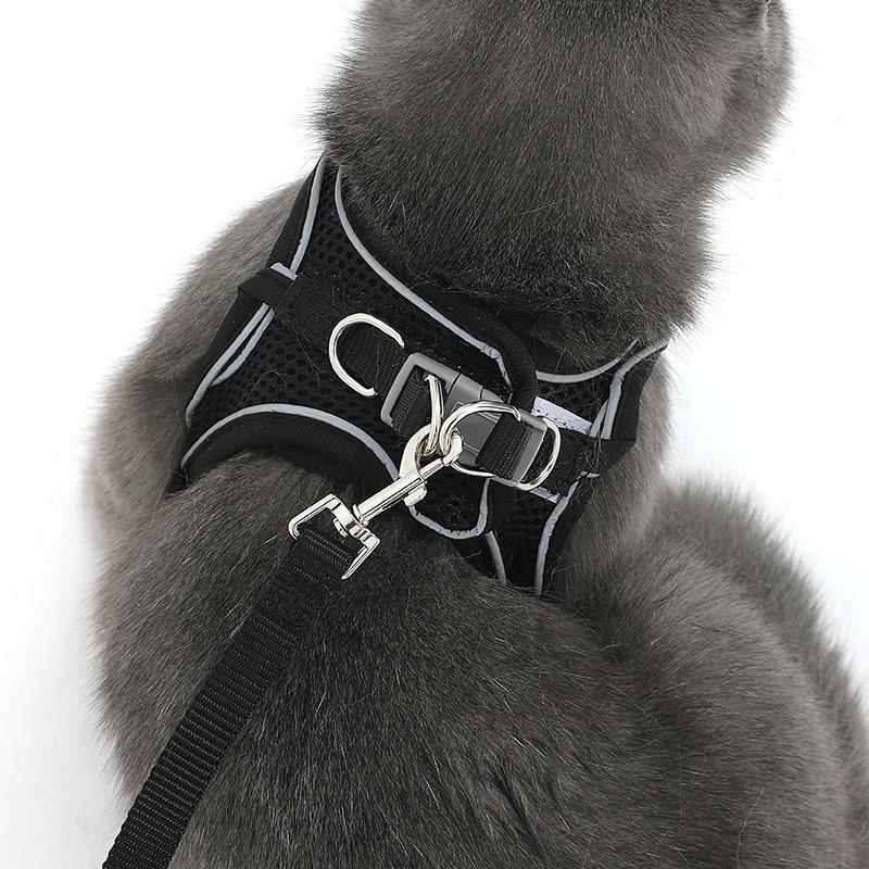 Outdoor Anti-Escape Vest-Style Harness for Cats and Dogs