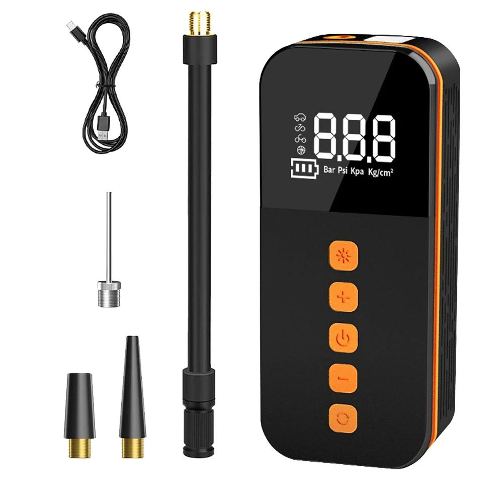 Portable Tire Inflator Car Tire Inflator Tire Inflator Pump With Digital Display Electric Inflator Mini Bicycle Air Pump