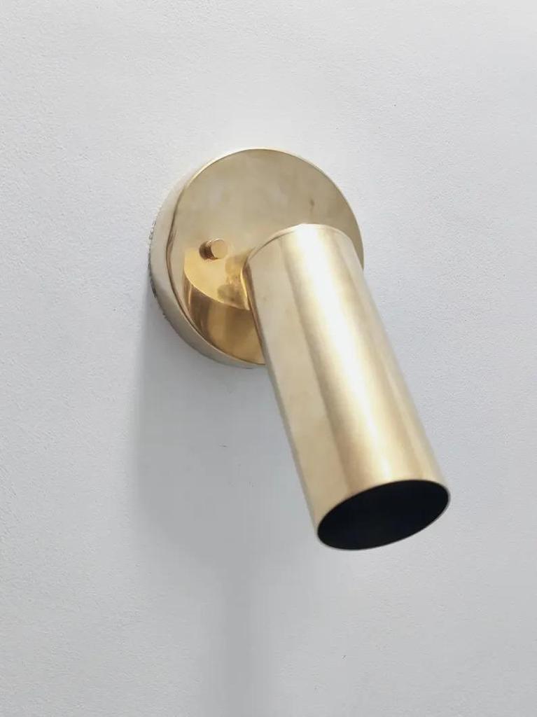 Brass Light Fixture , Mid-Century Modern Brass Wall Sconce , Adjustable Wall light, Brass Wall Sconce