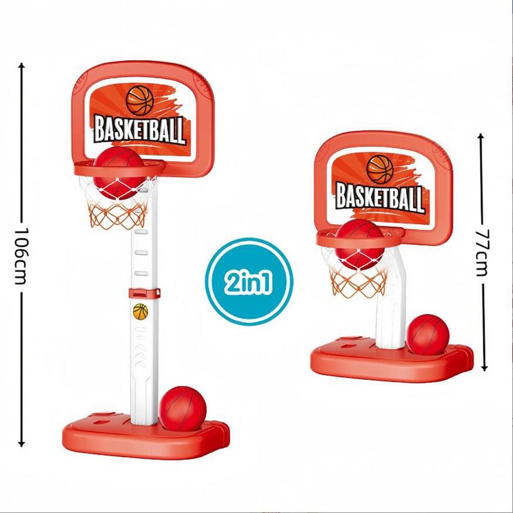 Poolside Basketball Hoop Set with 2 Balls