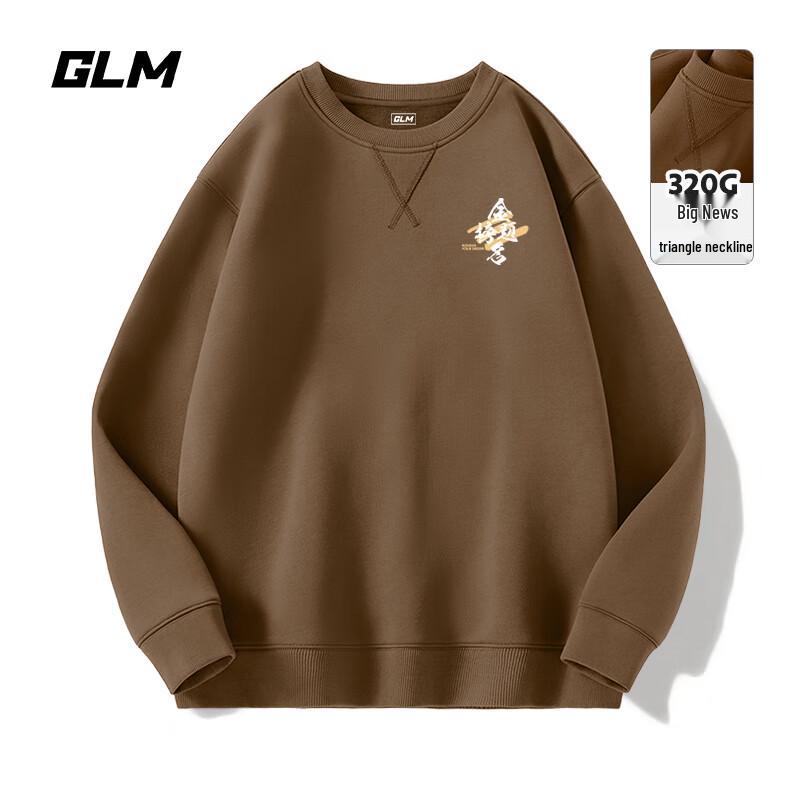GLM Men's Heavyweight Loose Fit Graphic Sweatshirt