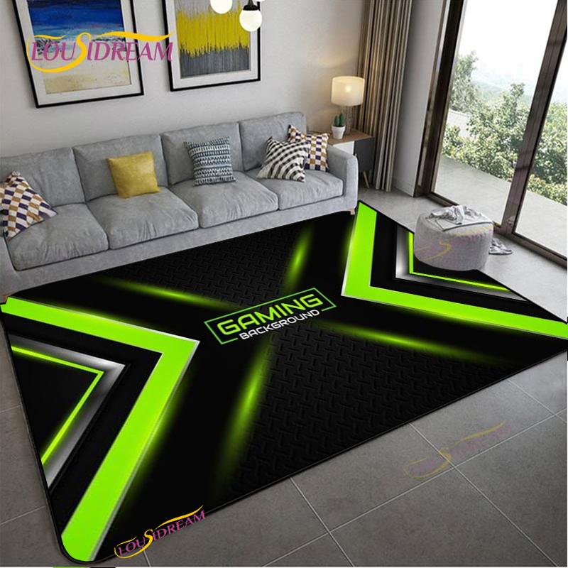 Anime Gamer Game Controller Rug Kids Play Carpet Living Room Bedroom Door Non-slip Mat Photography Props Birthday Gift Alfombra
