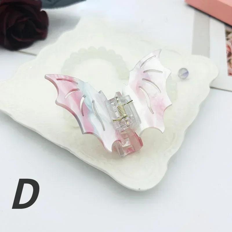 New Halloween Bat Hair Claw Clips For Women Girl Funny Hair Crab Shark Clip Butterfly Hairpin Lady Headdress Hair Accessories