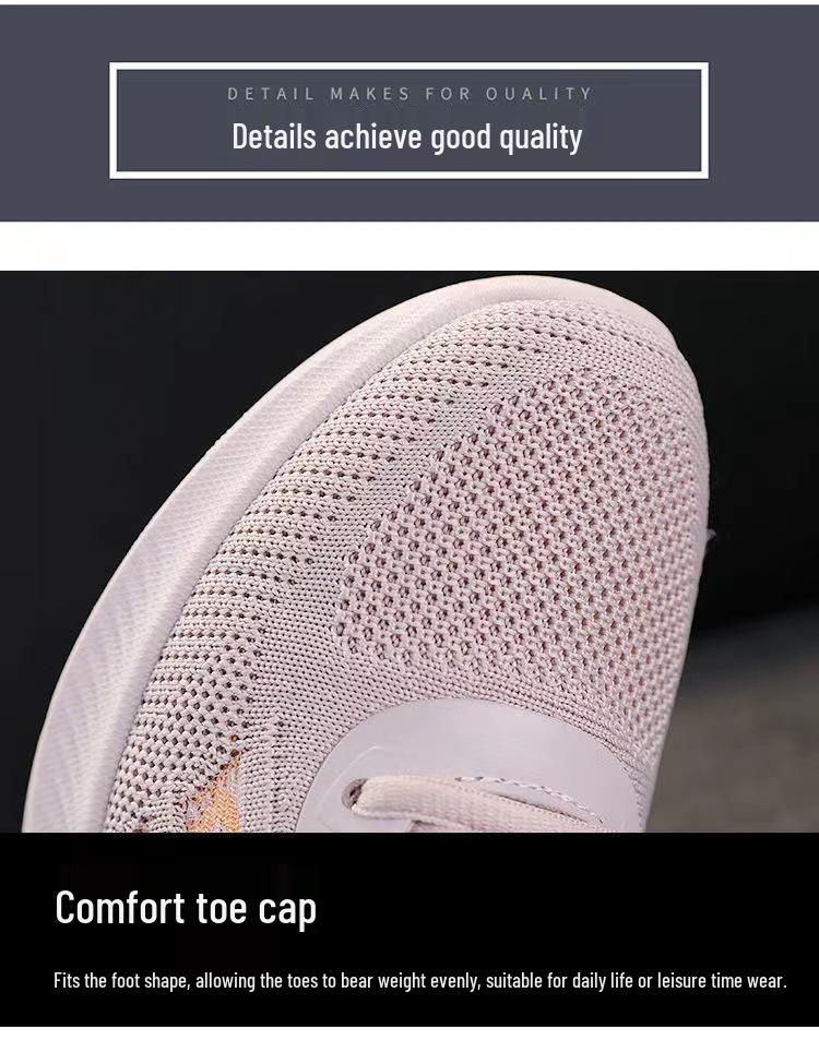 2023 Women's Flyknit Sneakers: Lightweight, Breathable, Durable, Comfortable Soft Sole Running Shoes for Spring and Fall