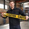 PE Caution Tape Disposable Warning Barrier Tape Non Adhesive Safety Tape for Hazard Marking and Area Restriction Use