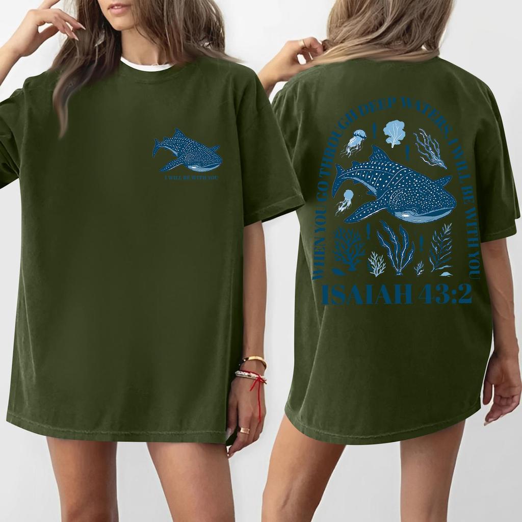 Women's Round Neck Printed Short-sleeved T-shirt Top