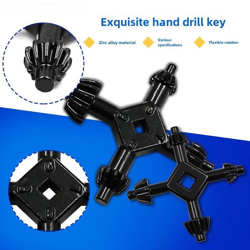 Jundingying 0.6-6mm Multifunction Drill Chuck Wrench