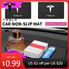 Autoaufkleber 2025 Neues Tesla Neues Auto Armaturenbrett Klebrige Anti-Rutsch-PVC-Matte Auto Anti-Rutsch Klebriges Gel-Pad Für Tesla Model 3 Model S X M