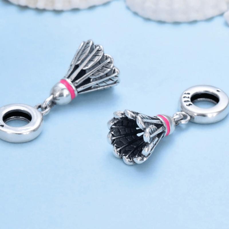 New Rugby Badminton Football Baseball Multiple Series Charm Beads Pendants Fit Original Europeanjewelry & Diy Making Fine Gift