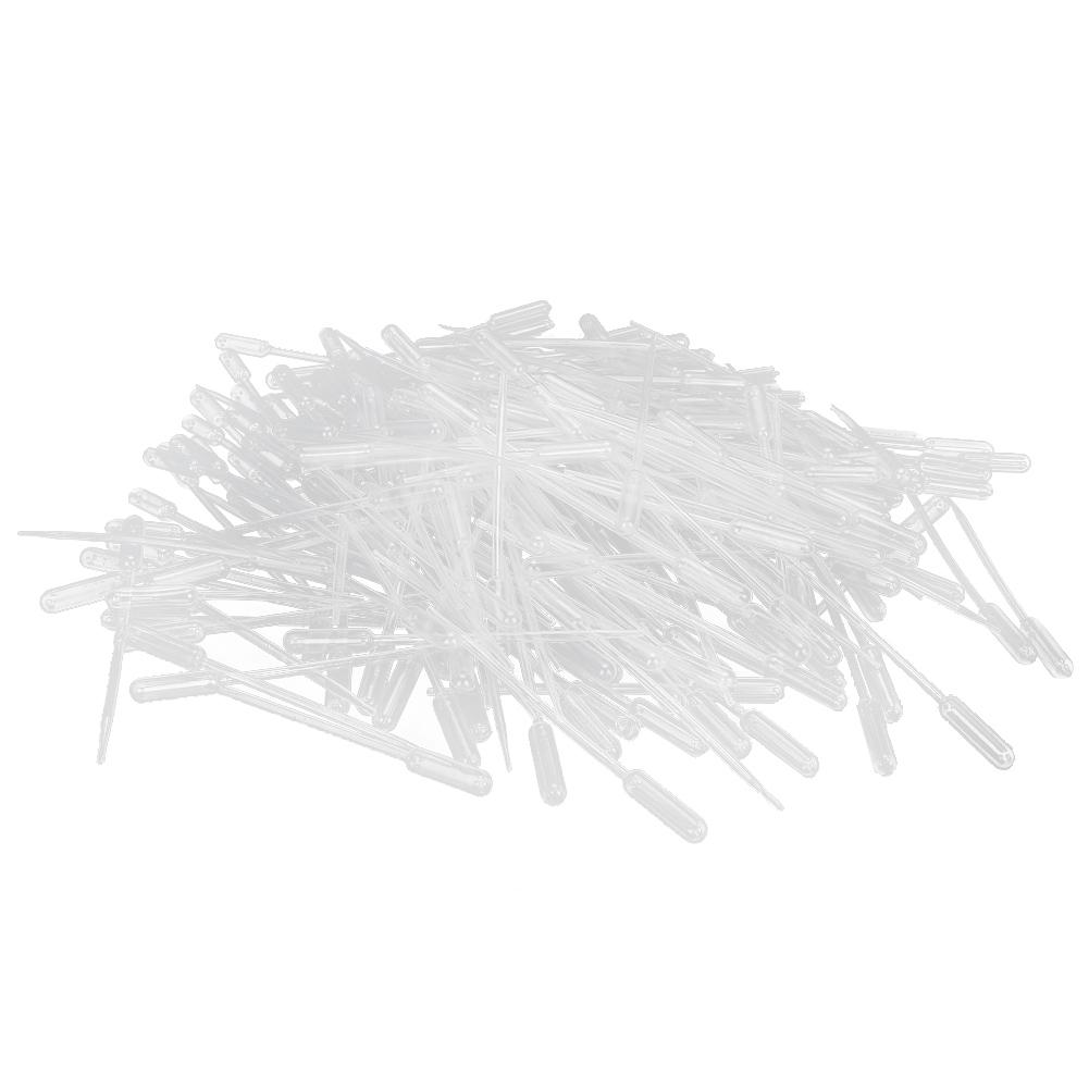 500pcs Disposable Plastic Transfer Pipettes Graduated Eye Dropper Makeup Packaging Tool