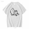 TIM Struppi T Shirt Fun Dog Funny Cut Joke Mens Ladies Vintage Washed Soft Graphic Streetwear Homme Slightly Casual Unisex