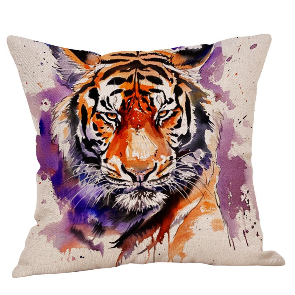 Cartoon Turkey Pattern Throw Pillow Covers With Digital Printing Of Short Plush Fabric Car-Shaped Sofa Cushion Office Home Decor