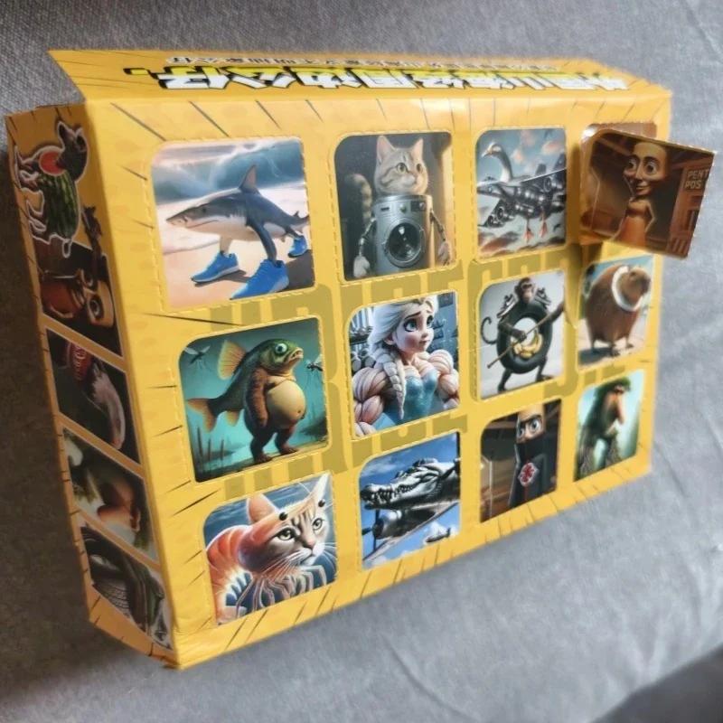 Hot-New 12 Pcs Punch and Win Blind Box Tralalero Tralala Brainrot Tung Tung Sahur Surprise Blind Box Figure Model Dolls Toy Gift