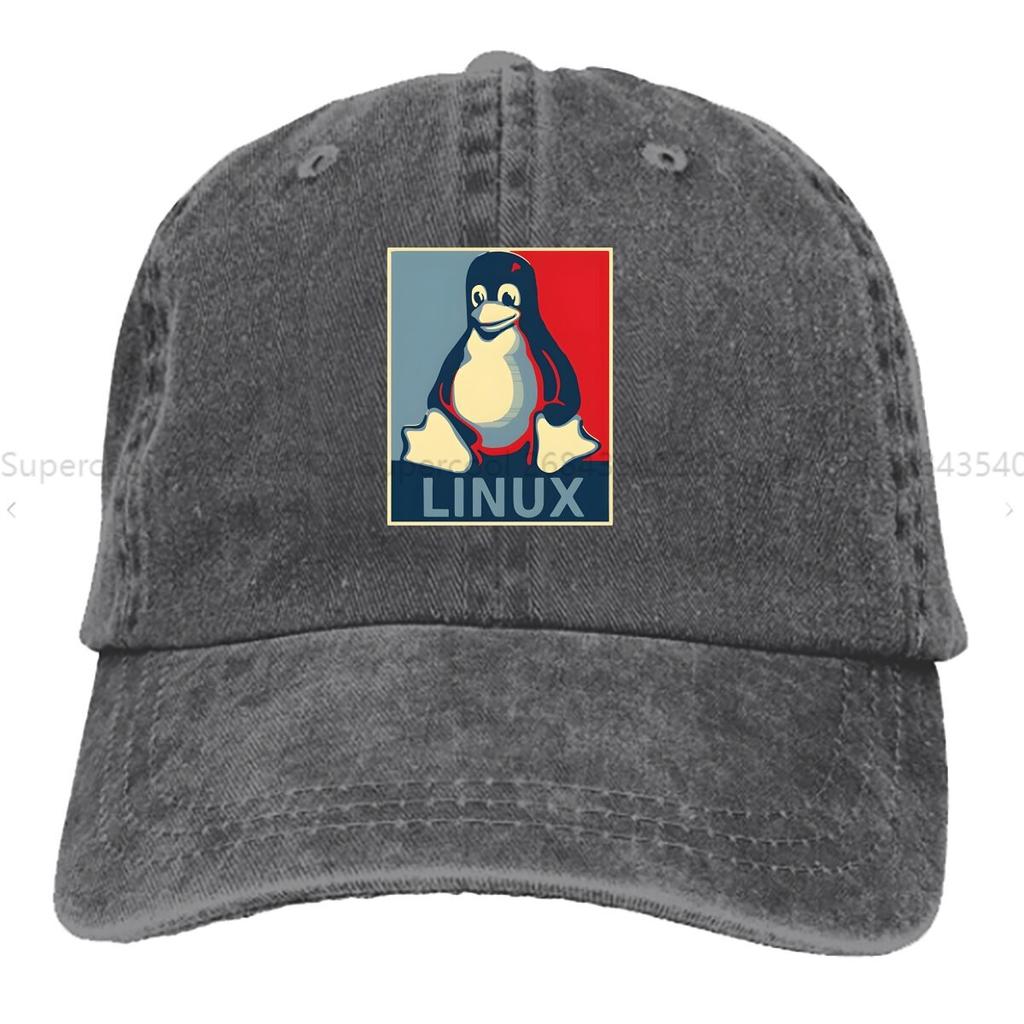 Tux Penguin Baseball Cap Unisex Hats Wounisex Visor Protection Snapback Linux System Caps