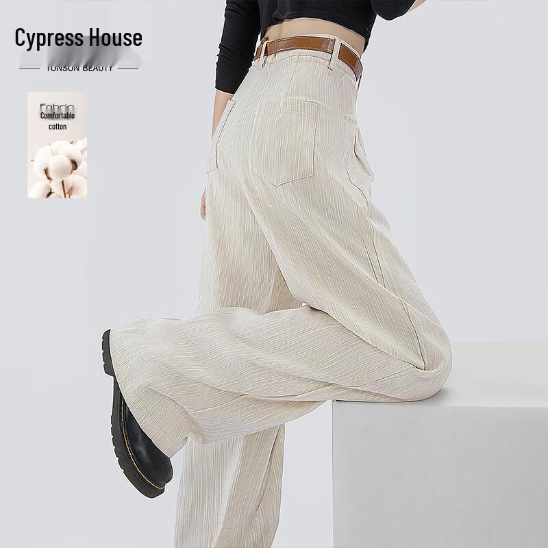 

Women s High-Waist Loose Wide-Leg Casual Pants M