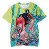 Chainsaw Man 3D Printed Short Sleeve, Suitable for Anime Conventions/